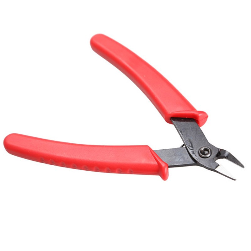 Mini-5-Inch-Electrical-Crimping-Plier-Snip-Cutter-Hand-Tool-Red-Handle-1105968