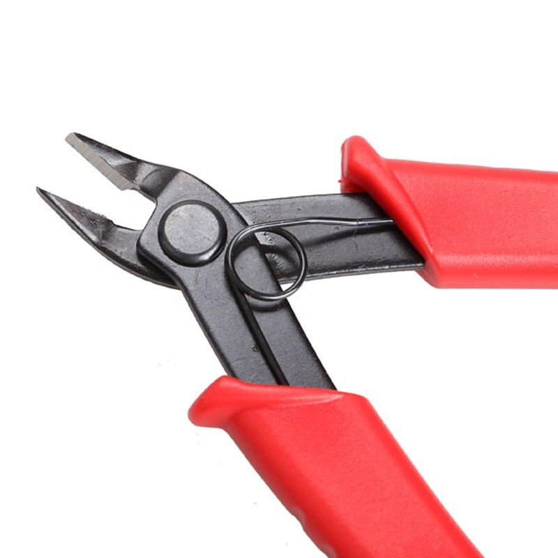 Mini-5-Inch-Electrical-Crimping-Plier-Snip-Cutter-Hand-Tool-Red-Handle-1105968