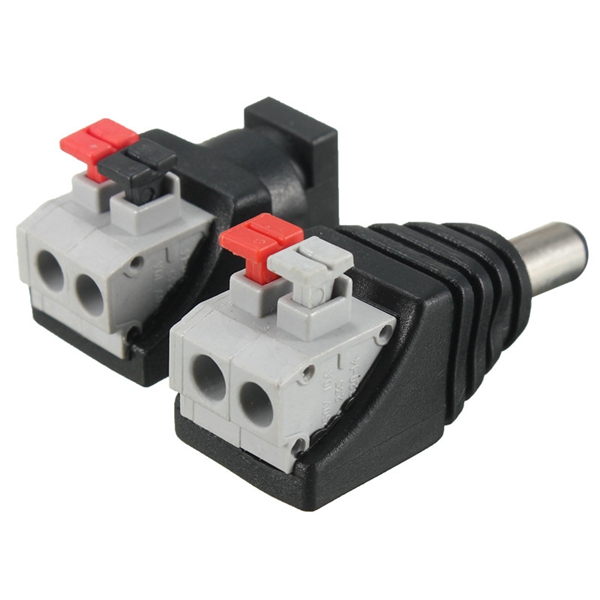 LUSTREON-DC-Power-Male-Female-5521mm-Connector-Adapter-Plug-Cable-Pressed-for-LED-Strips-12V-1199470