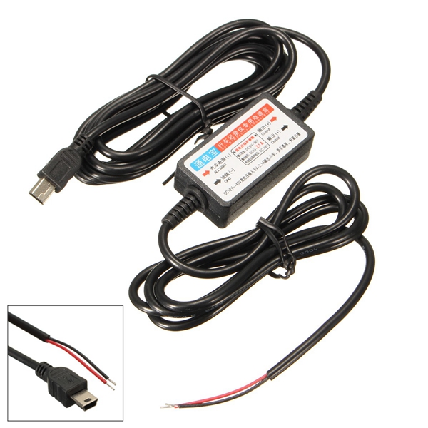 Car-DVR-Exclusive-Power-Box-Adapter-DC-Power-Cable-3m-12V-to-5V-Universal-1026055