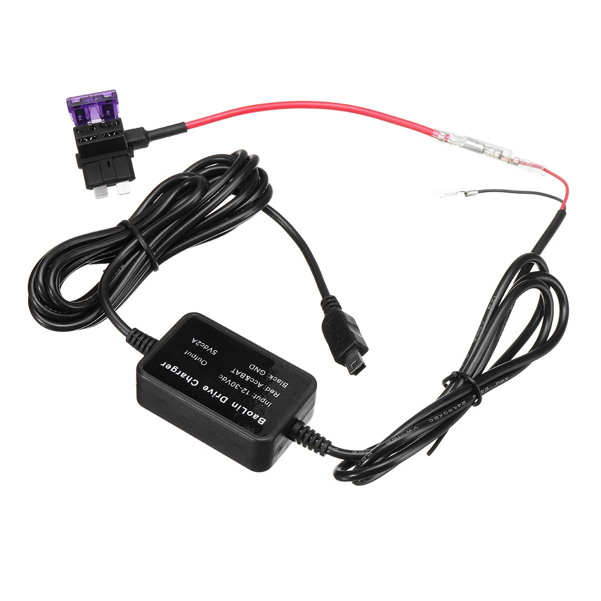 Car-Hard-Wire-Dash-Car-Cam-Electric-Appliance--Recorder-Buck-Line-12V-to-30V-1414260