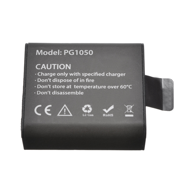 PG1050-Rechargeable-Li-ion-Spare-Battery-1050mAh-for-Eken-V8s-H8-H9-H8R-H9R-H8-Pro-Sport-Action-Came-1062121