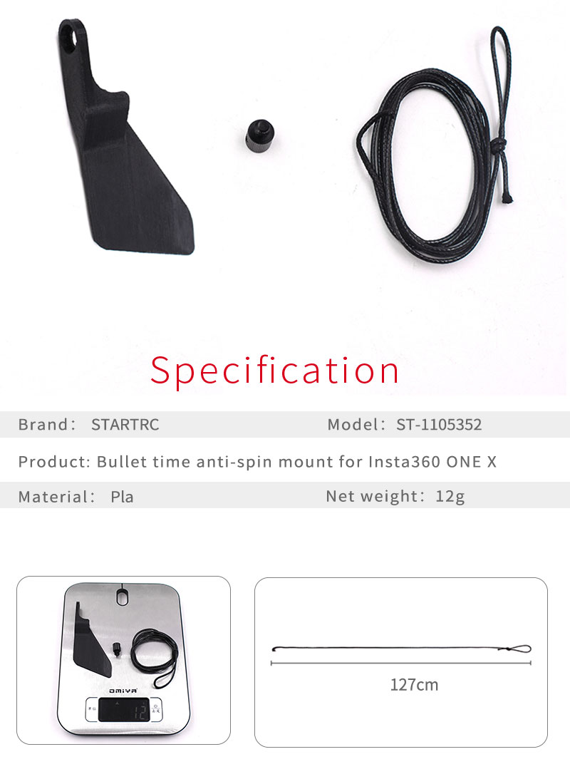 STARTRC-Insta360-ONE-X-Sport-Camera-Flying-Fish-Bullet-Time-Accessories-1474581