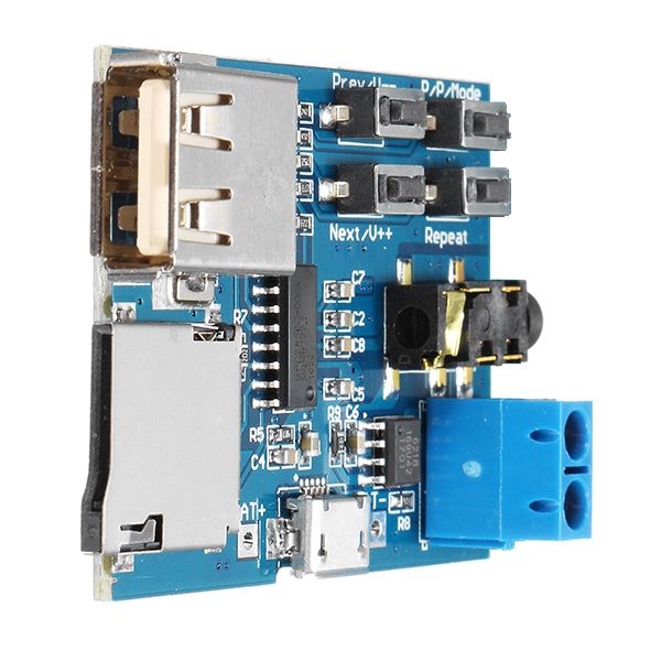 10Pcs-MP3-Lossless-Decoder-Board-With-Power-Amplifier-Module-TF-Card-Decoding-Player-1216611
