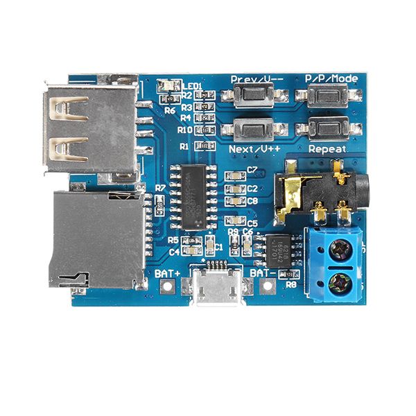 5Pcs-MP3-Lossless-Decoder-Board-With-Power-Amplifier-Module-TF-Card-Decoding-Player-1216612