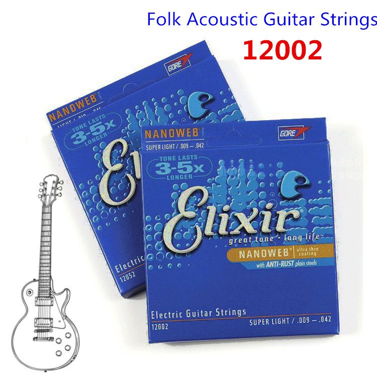 1-Set-Nanoweb-12002-Light-Electric-Guitar-String-Coating-Antirust-1634341