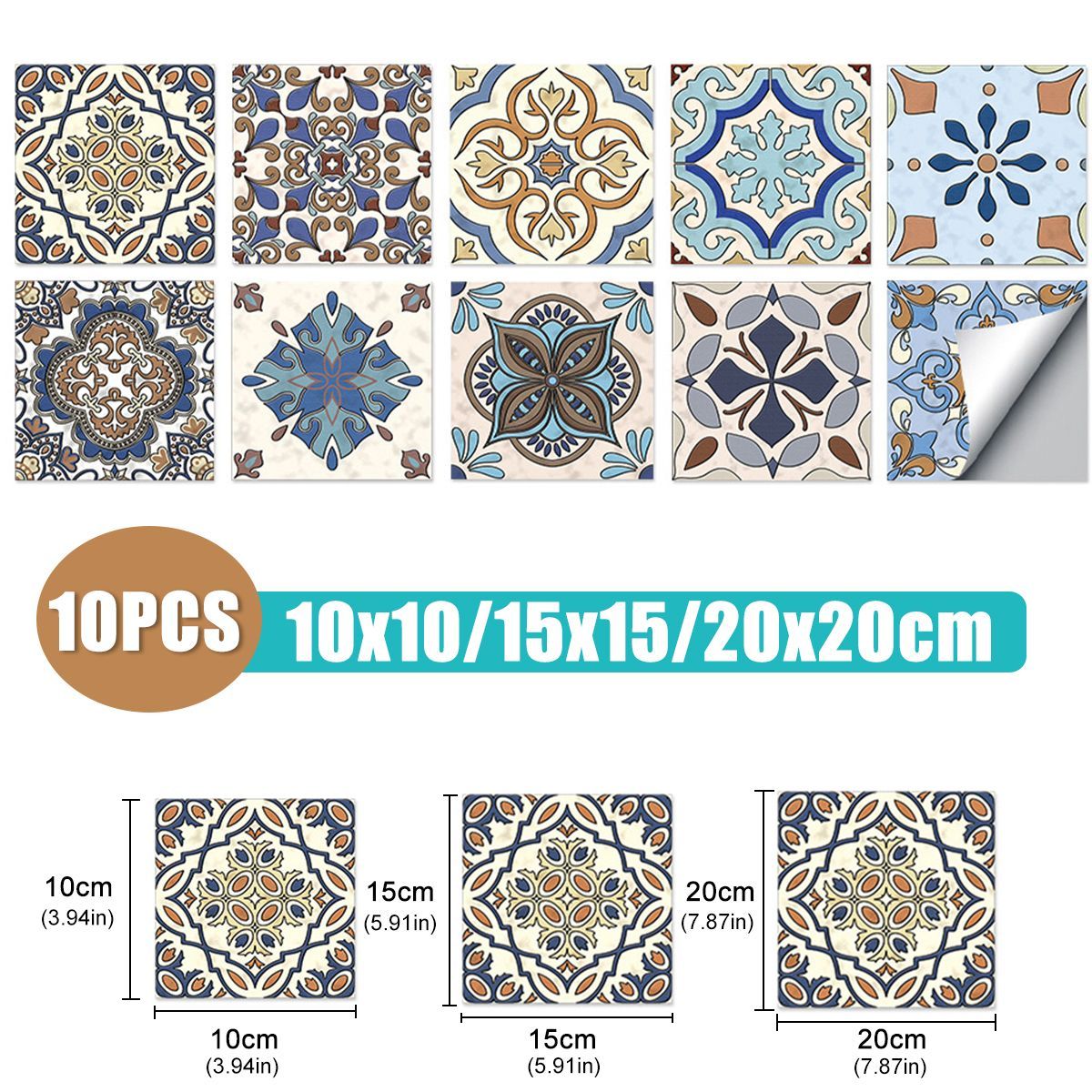 10-PCS-10x1015x1520x20cm-Wall-Tiles-Stickers-Kitchen-Bathroom-Toilet--Waterproof--PVC-1717154