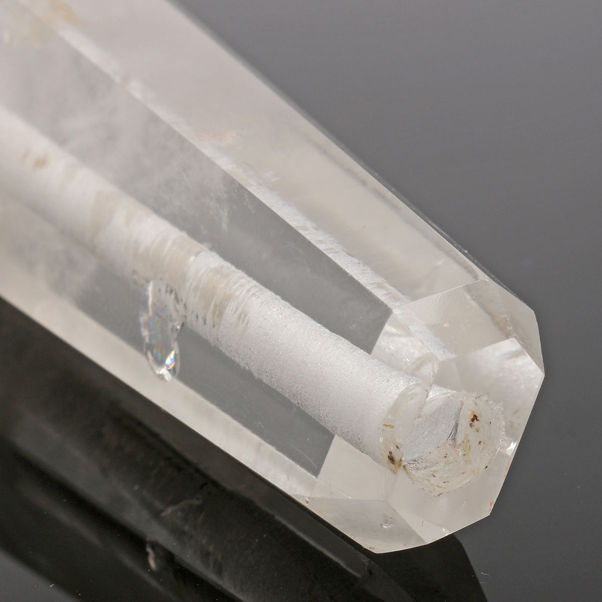 100-Natural-Clear-Quartz-Crystal-Wand-Fluorite-Pipe-with-Carb-Hole-1232362