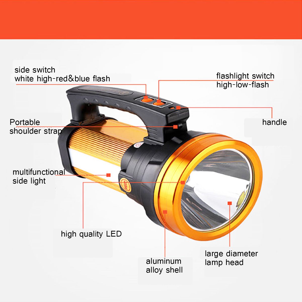 10000MAh-Camping-LED-Searchlight-Rechargeable-Flashlight-Spotlight-1633481