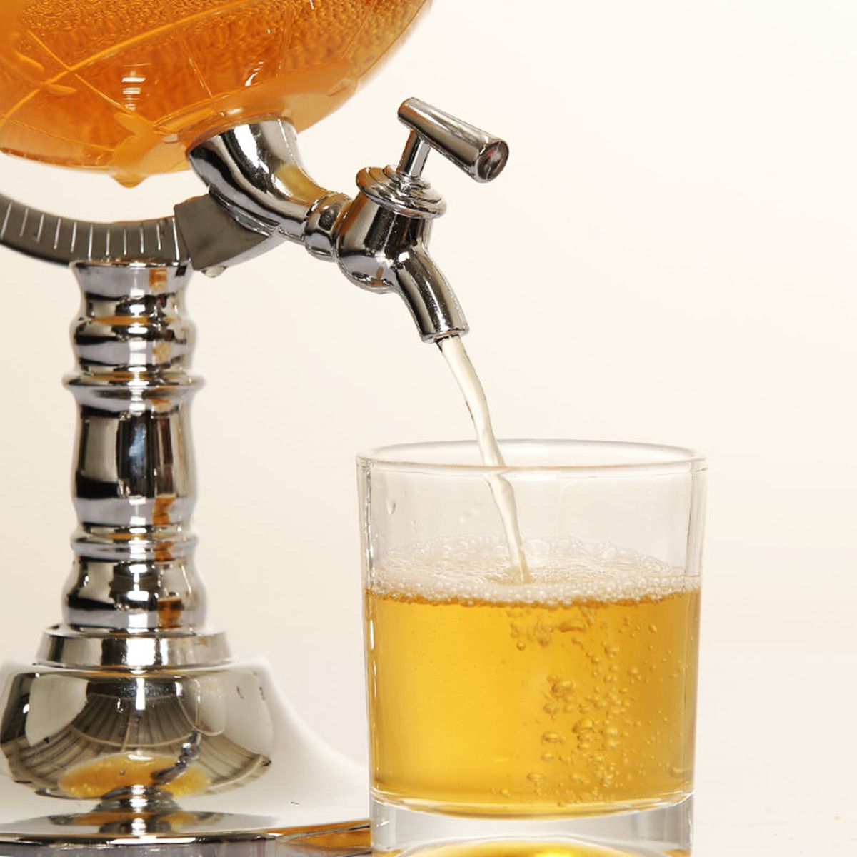 1000cc-Globe-Shaped-Liquor-Drink-Draft-Dispenser-Beverage-Pump-Decanter-Tap-1370965