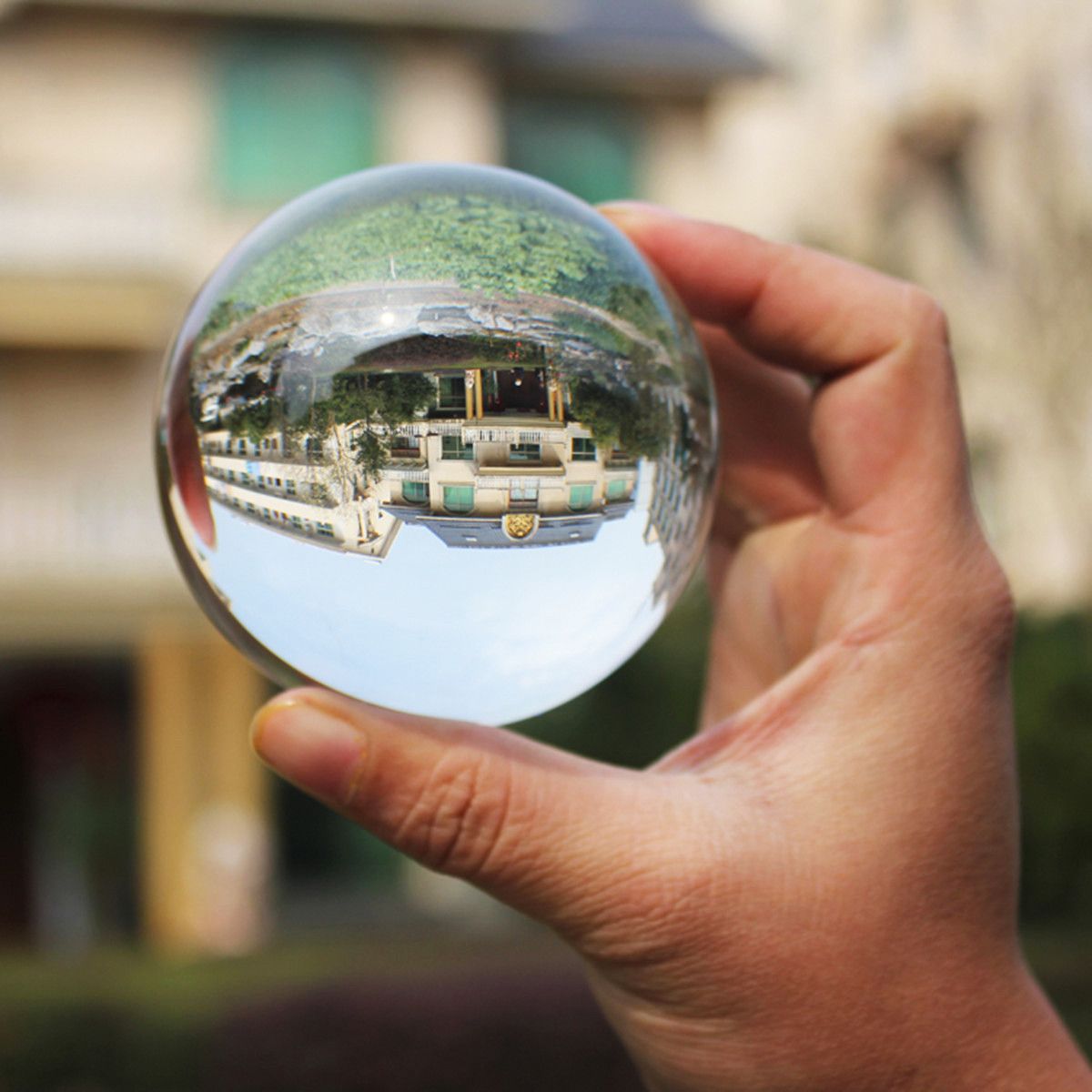 100mm-Clear-Round-Glass-Artificial-Natural-Quartz-Magic-Healing-Crystal-Ball-Decorations-1236139