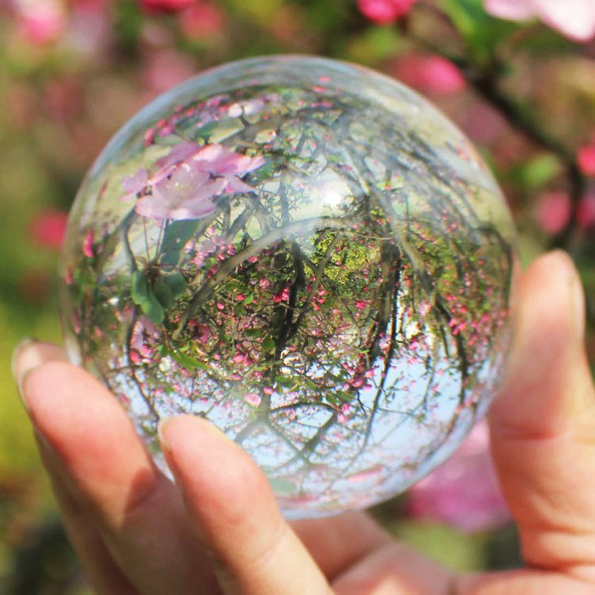 100mm-Clear-Round-Glass-Artificial-Natural-Quartz-Magic-Healing-Crystal-Ball-Decorations-1236139