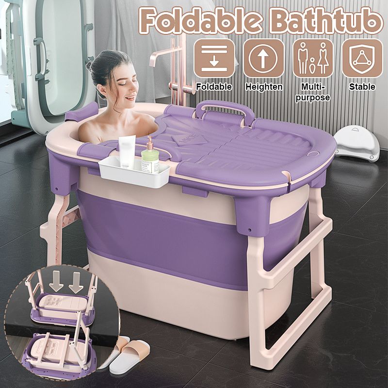 103x65x255cm-Heighten-Folding-Bathtub-Bath-Barrel-Adult-Basin-Kid-Swim-Tub-Spa-Sauna-Bathtub-1749624