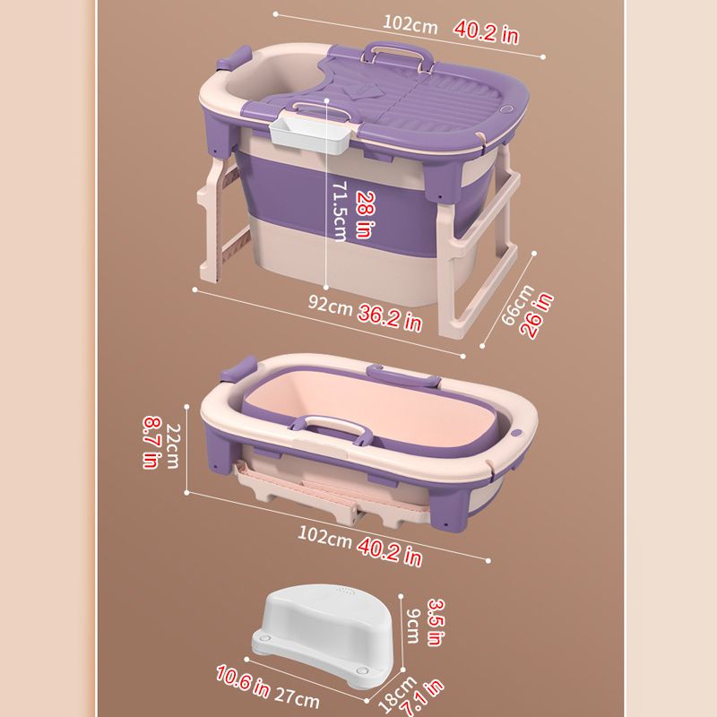 103x65x255cm-Heighten-Folding-Bathtub-Bath-Barrel-Adult-Basin-Kid-Swim-Tub-Spa-Sauna-Bathtub-1749624