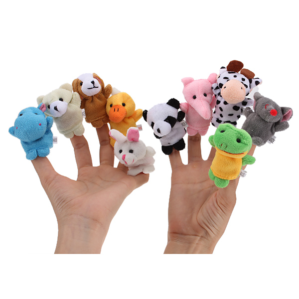 10PCS-Cute-Cartoon-Biological-Animal-Finger-Puppet-Plush-Toys-Child-Baby-Favor-Dolls-Finger-Puppets-1573665