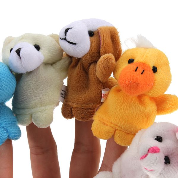 10PCS-Cute-Cartoon-Biological-Animal-Finger-Puppet-Plush-Toys-Child-Baby-Favor-Dolls-Finger-Puppets-1573665