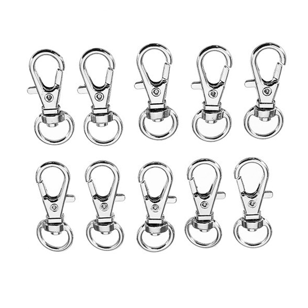 10Pcs-32mm-Silver-Zinc-Alloy-Swivel-Lobster-Claw-Clasp-with-85mm-Round-Ring-1152639