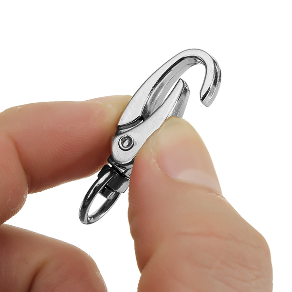 10Pcs-375mm-Silver-Zinc-Alloy-Oval-Swivel-Spring-Snap-Hook-Trigger-Clip-with-85mm-Round-Ring-1152651