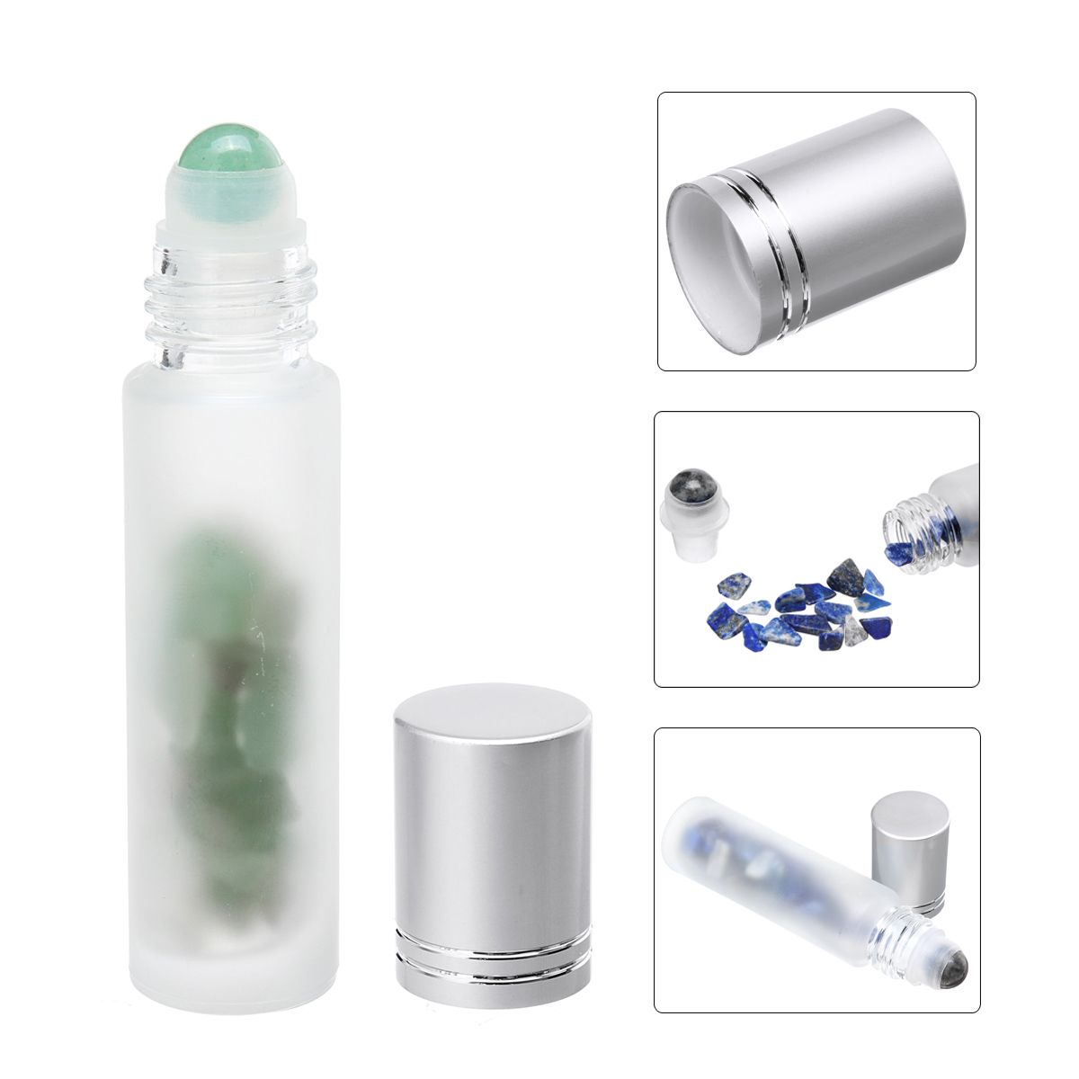 10Pcs-Frosted-Glass-Crystals-Essential-Oil-Gemstone-Roller-Ball-Chip-Inside-Bottle-10ml-1380145