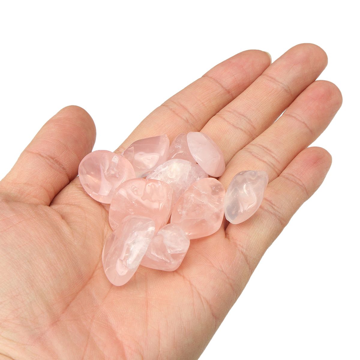 10Pcs-Rose-Quartz-Tumblestones-Crystals-Stone-Polished-Healing-Specimen-Decorations-1607448