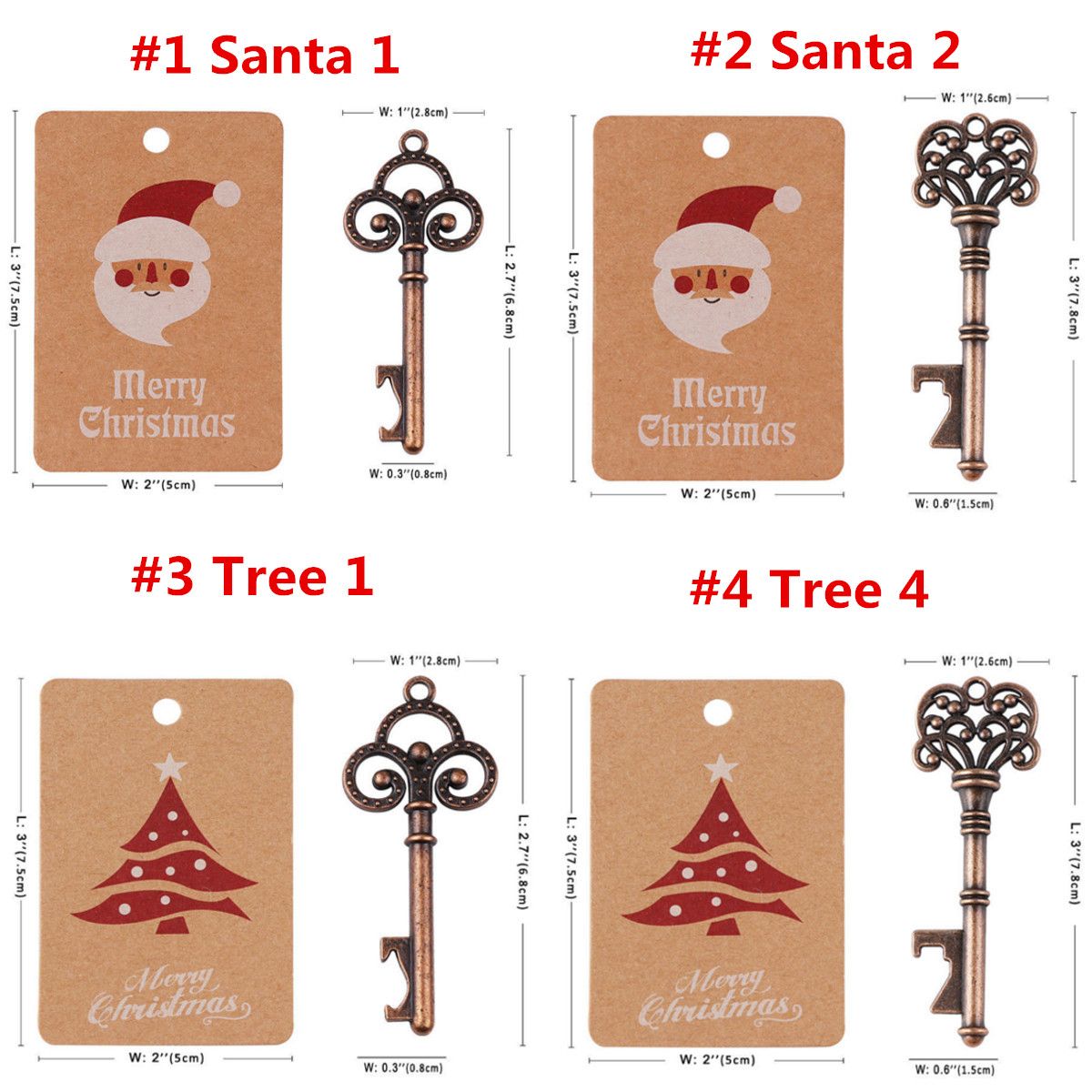 10Pcs-Xmas-Tree-Ornaments-Santa-Magic-Key-Blank-Tag-Christmas-Party-Hanging-Decorations-1397589