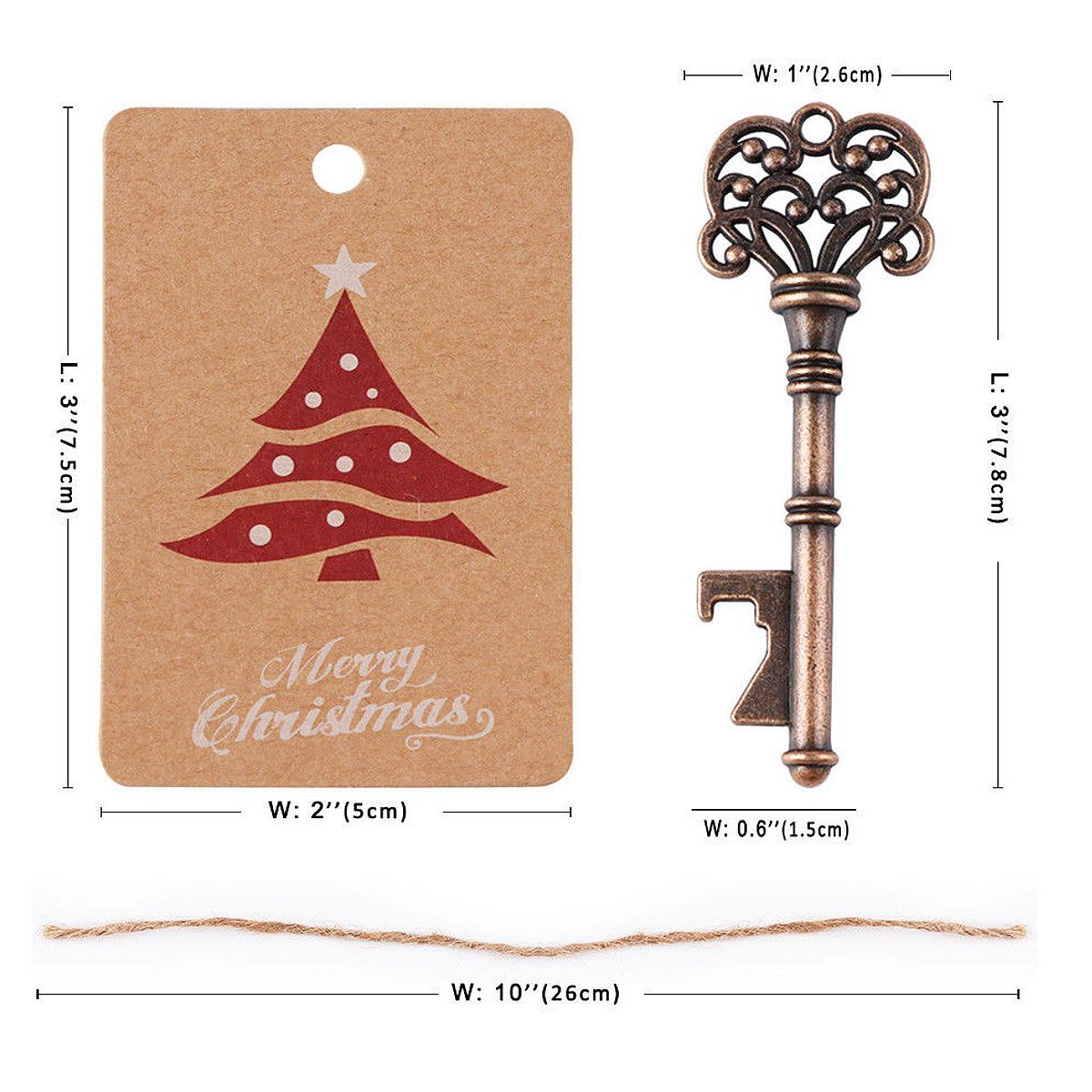 10Pcs-Xmas-Tree-Ornaments-Santa-Magic-Key-Blank-Tag-Christmas-Party-Hanging-Decorations-1397589