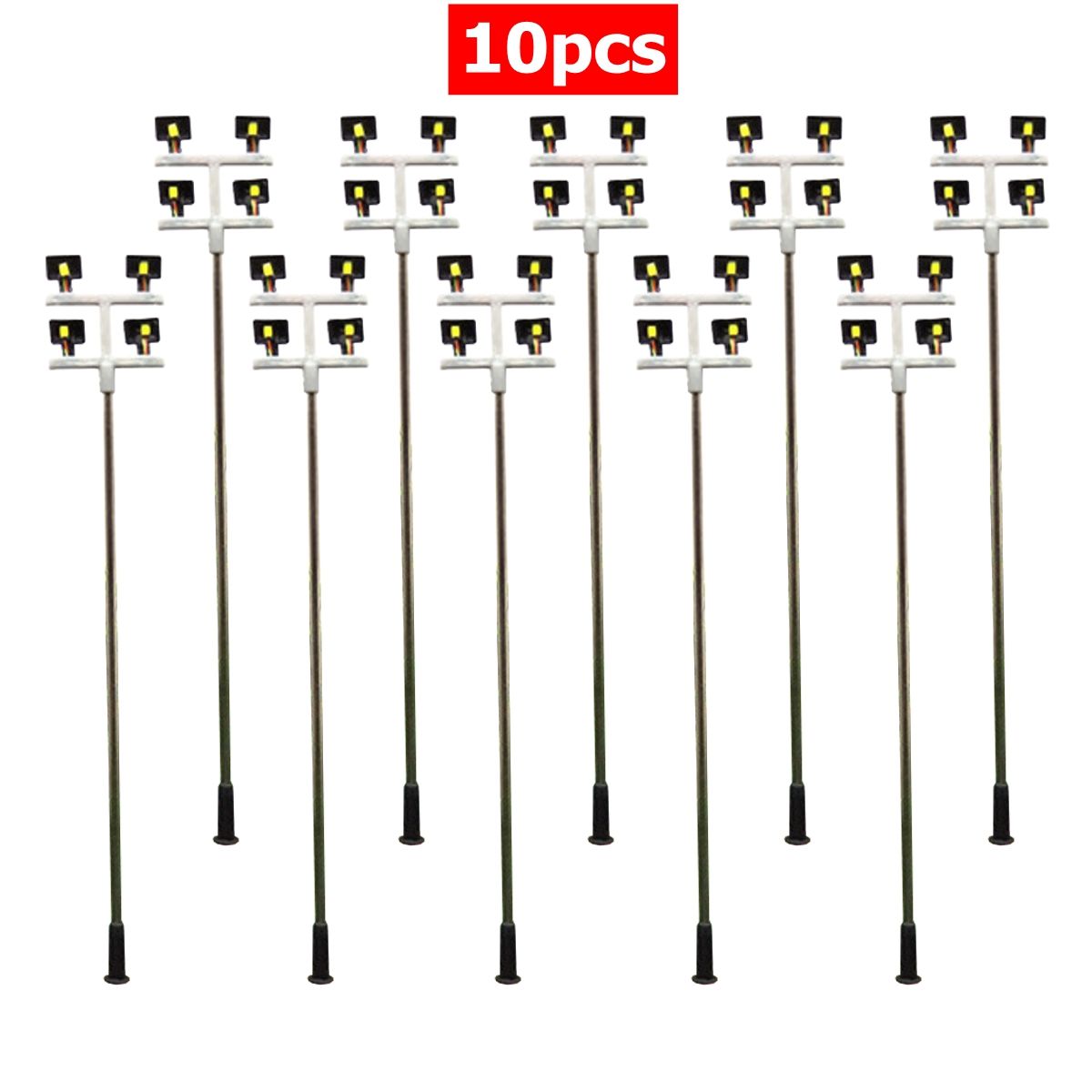 10PcsSet-1-100-Model-Railroad-Train-LED-Street-Light-HO-Scale-Lamps-Post-3-Heads-Street-Light-1616490