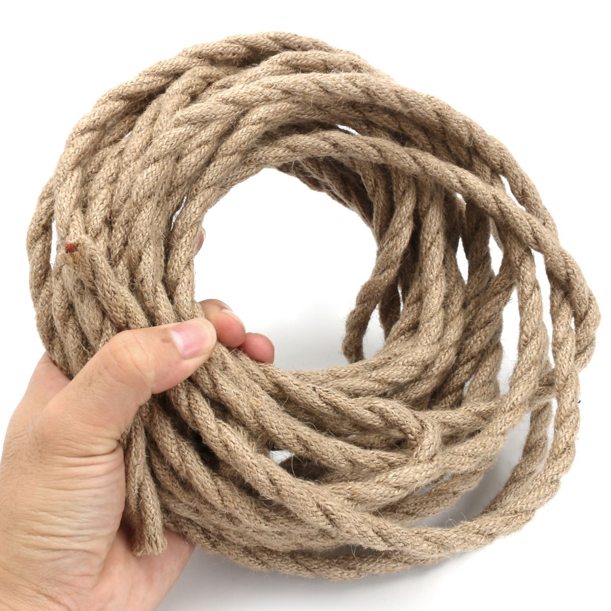 10m-2x075mm-Hemp-Rope-Power-Cable-Wire-Wire-Braided-Fabric-Twisted-1173222