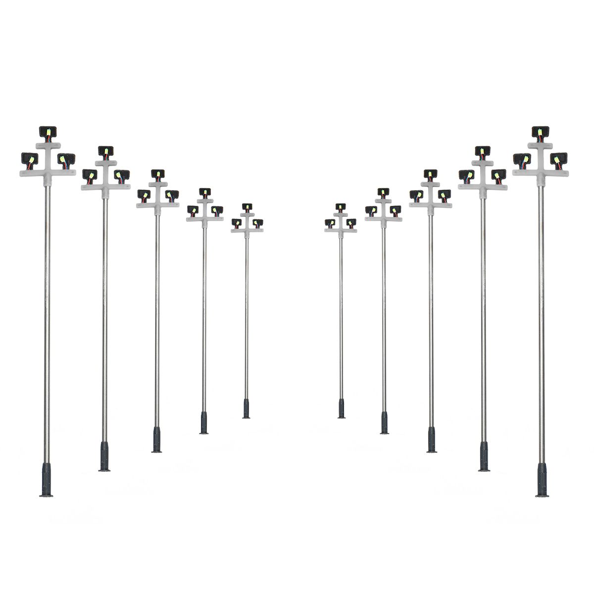 10pcs-Model-Railway-Train-LED-Street-Light-HO-Scale-1100-Lamps-Post-3-Heads-1648093