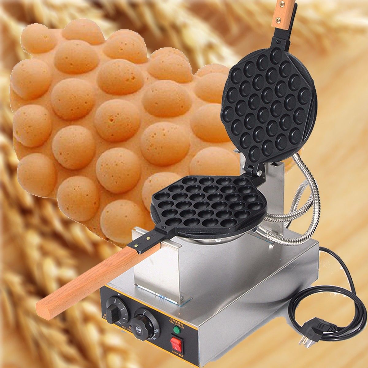 110V-Electric-Egg-Cake-Oven-Pan-Waffle-Maker-Breakfast-Egg-Waffle-Machine-US-1275500