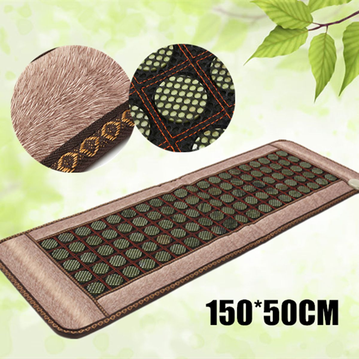 110V-Natural-Jade-Tourmaline-Massage-Stones-Infrared-Heating-Mat-Massager-Accessories-50150CM-1621069