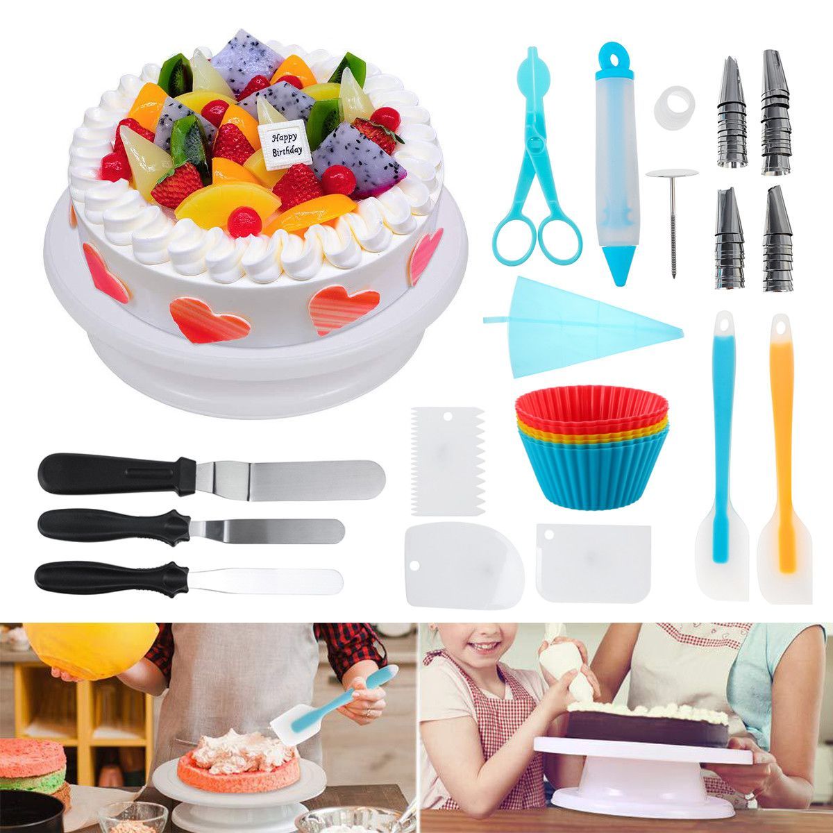 117pcs-Cake-Decorations-Kit-Supplies-Cake-Turntable-Spatula-Bag-Pastry-Nozzle-Tool-Set-1595170