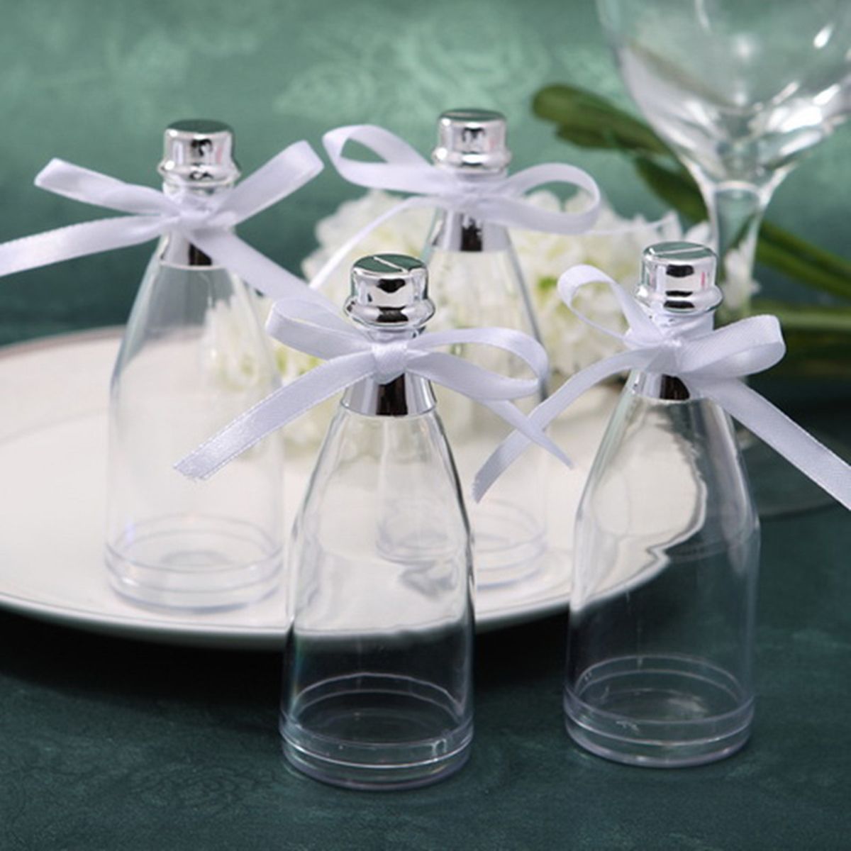 12-Clear-Fillable-Cham-pagne-Bottles-Candy-Boxes-Wedding-Party-Shower-Favors-1473323