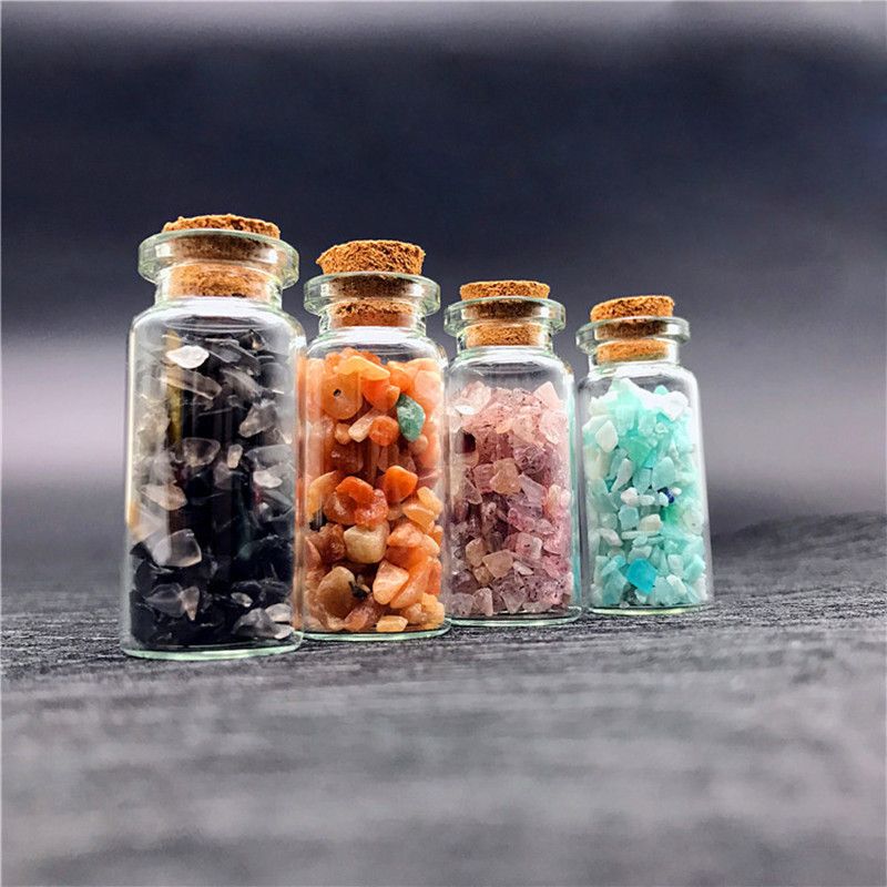 12-Type-Crystals-Gravel-Wishing-Bottle-Gemstone-Natural-Quartz-Stone-Chip-Mineral-1591215