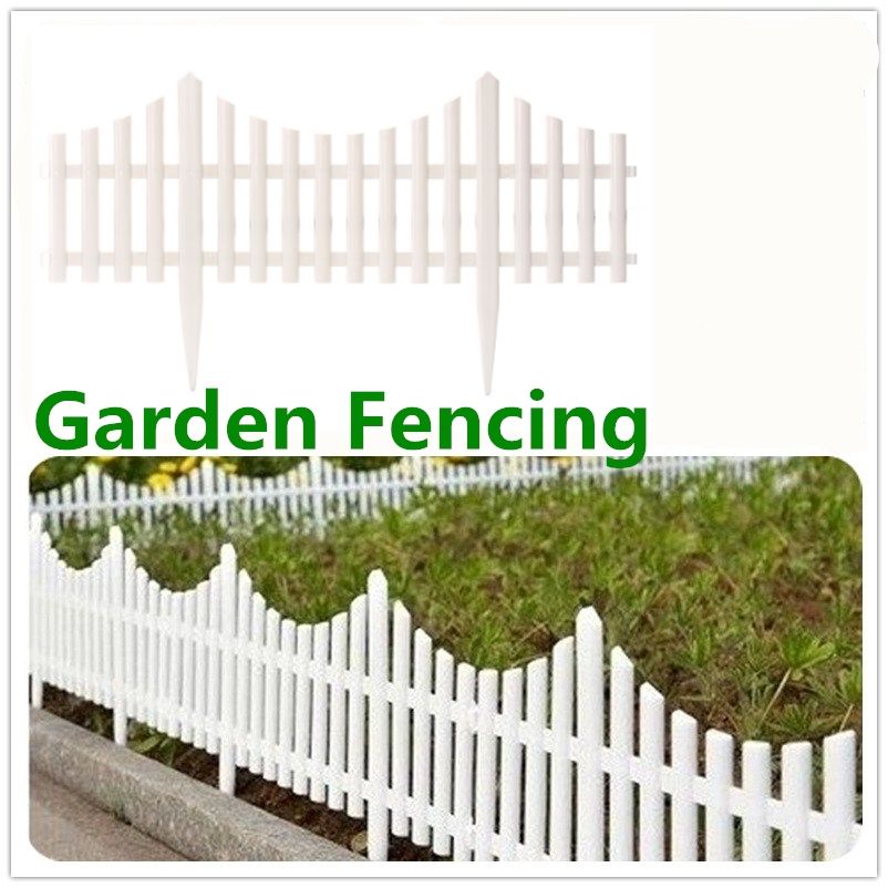 12-White-Flexible-Plastic-Garden-Picket-Fence-Lawn-Grass-Edge-Edging-Border-Decorations-1582608