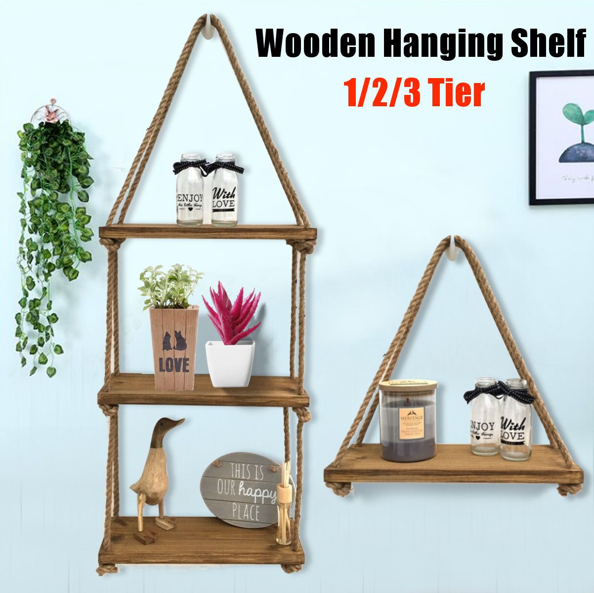 123Tier-Wooden-Wall-Mounted-Rope-Floating-Storage-Shelf-Kitchen-Rack-Hanging-Shelves-Holder-1545493