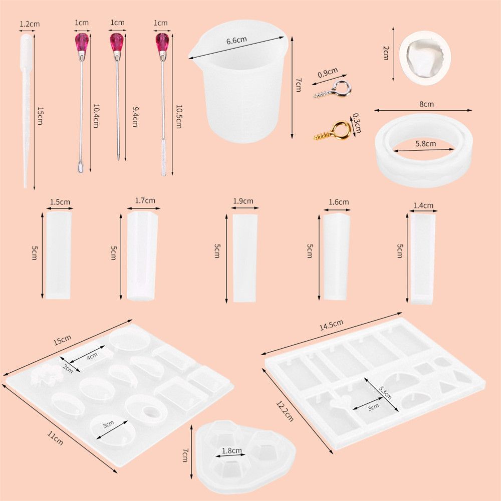 128Pcs-Pendant-Silicone-DIY-Casting-Mould-Set-with-Measuring-Cup-for-Pendant-Craft-Jewelry-Necklace--1675405