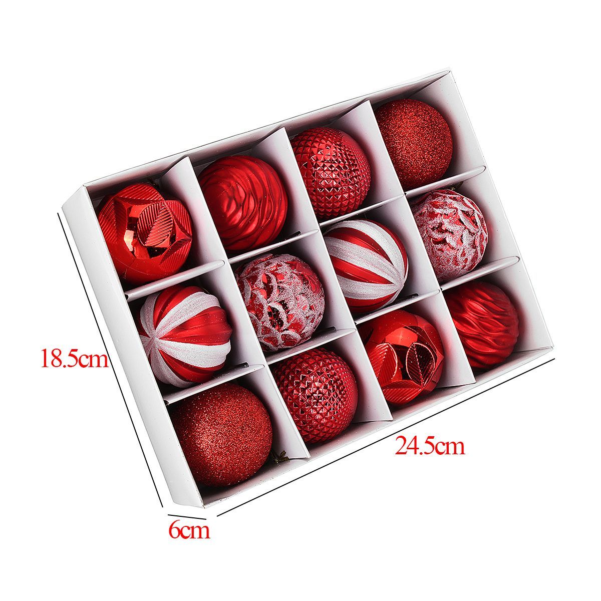 12Pcs-50mm-Christmas-Tree-Ball-Baubles-Decoration-Xmas-Hanging-Party-Ornaments-1592958