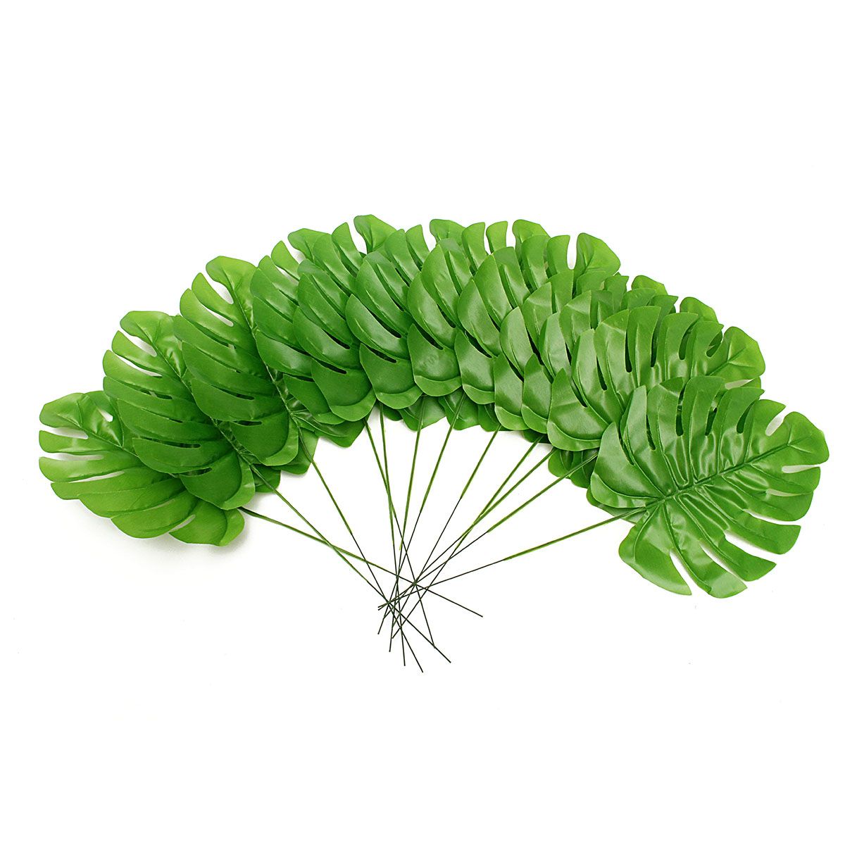 12Pcs-Artificial-Branch-Palm-Fern-Turtle-Leaf-Plant-Tree-Foliage-Green-Plant-Decor-1282820