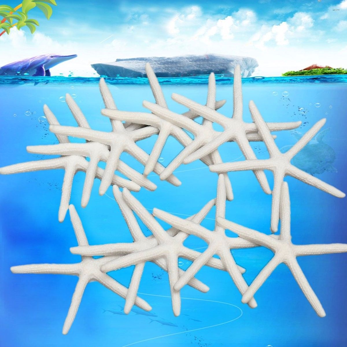 12Pcs-Beautiful-White-Finger-Starfish-3-4-inch-Beach-Wedding-Coastal-Decorations-1427696