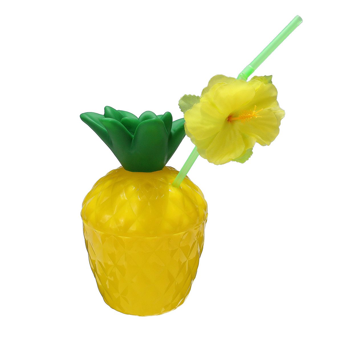 12Pcs-Plastic-Coconut-Pineapple-Cup-w-Straw-Tropical-Hawaiian-Luau-Hula-Beach-Pool-Party-Cup-Decor-1374264
