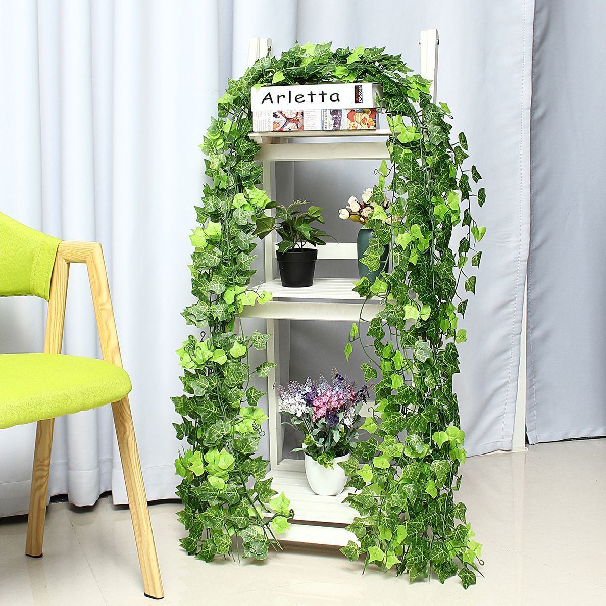 12PcsSet-24m-Artificial-Vine-Plant-Foliage-Simulation-Green-Leaves-Rattan-Cafe-Bar-Decorations-1541937