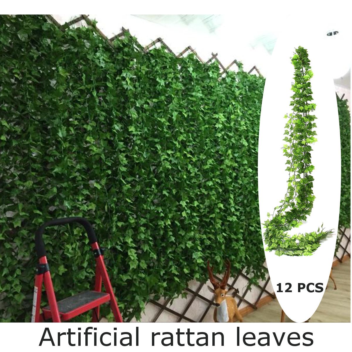 12PcsSet-24m-Artificial-Vine-Plant-Foliage-Simulation-Green-Leaves-Rattan-Cafe-Bar-Decorations-1541937