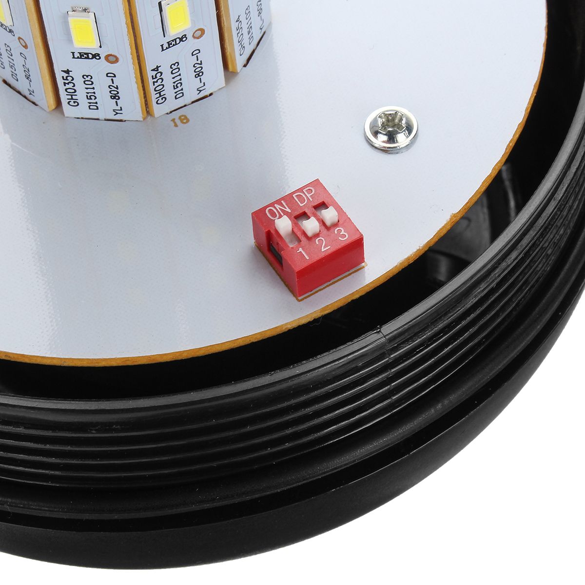 12V-24V-Single-Bolt-Point-Mount-60-LED-Flashing-Amber-Orange-Warning-Signal-Light-Tractor-Beacon-IP6-1564974