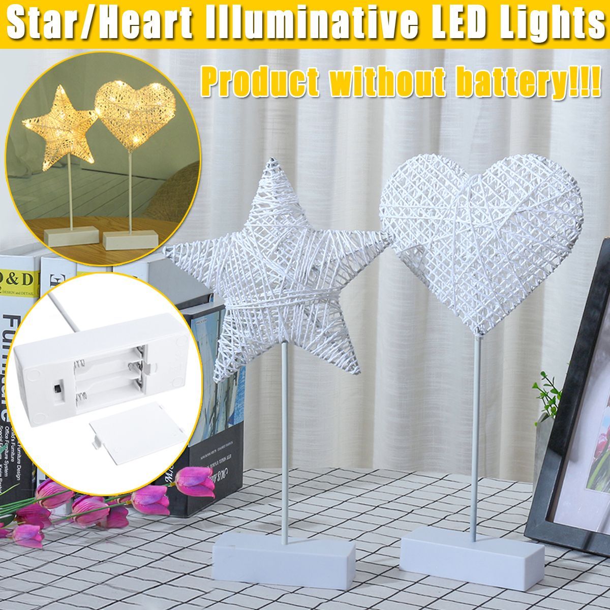 12V-Illuminative-HeartStar-Shaped-Night-Light-Fairy-Light-LED-Table-Desk-Lamp-1627076