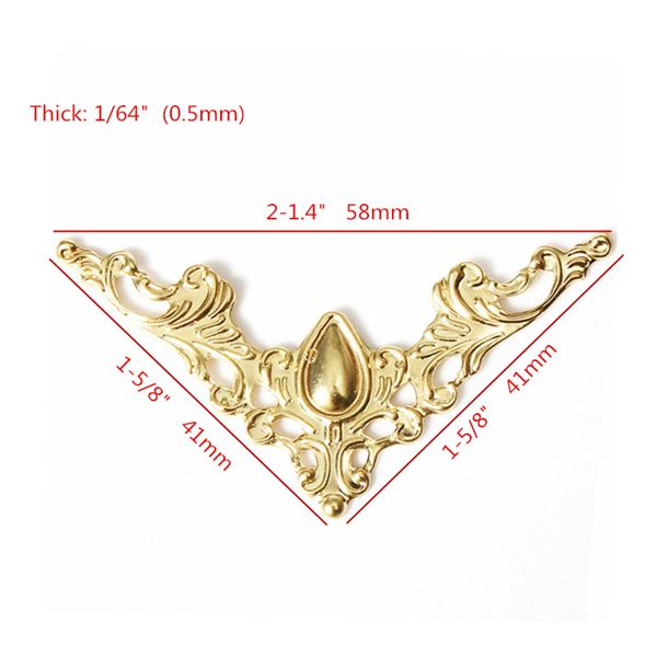 12pcs-Jewelry-Box-Gift-Wine-Case-Book-Scrapbook-Album-Corner-Decorative-Protector-982714