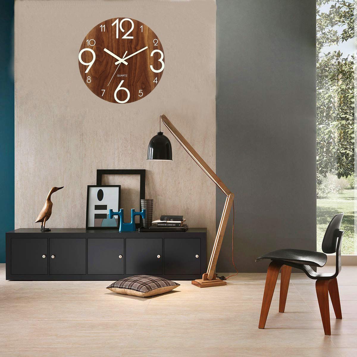 12quot-Luminous-Wall-Clock-Quartz-Wooden-Silent-Non-Ticking-Dark-Home-Room-Decor-1496359