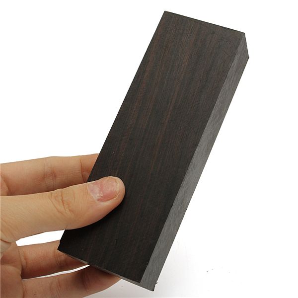 12x4x25cm-Black-Ebony-Lumber-Original-Wood-Timber-Handle-Plate-1099494