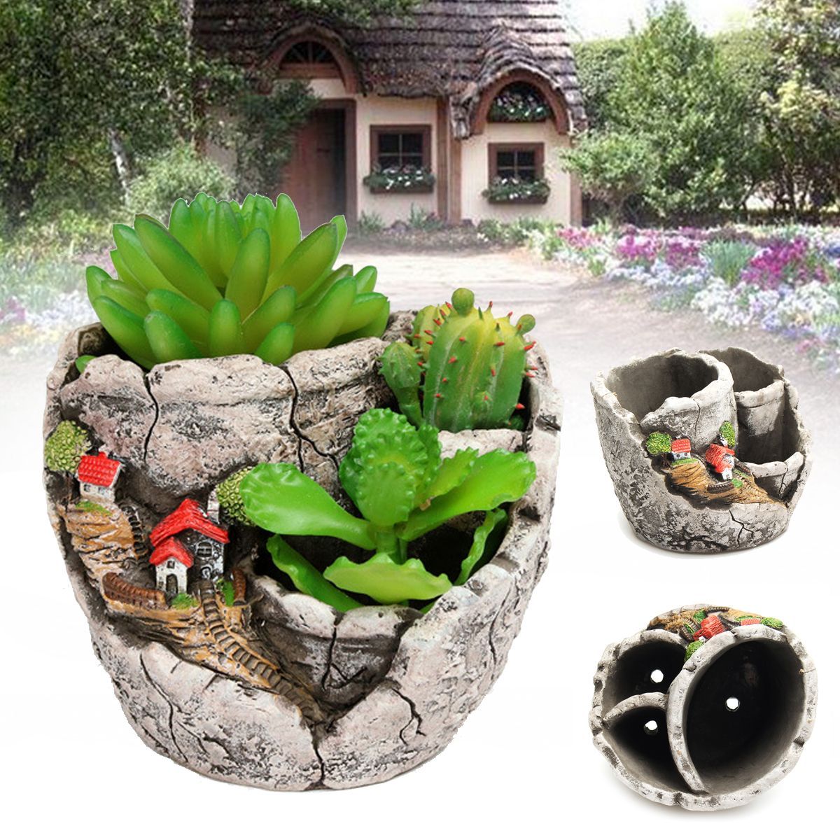 13-x-10cm-Succulent-Plant-Unglazed-Cement-Flower-Pot-Sky-Garden-House-Decorations-1473218