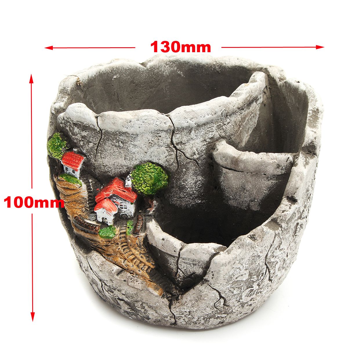 13-x-10cm-Succulent-Plant-Unglazed-Cement-Flower-Pot-Sky-Garden-House-Decorations-1473218